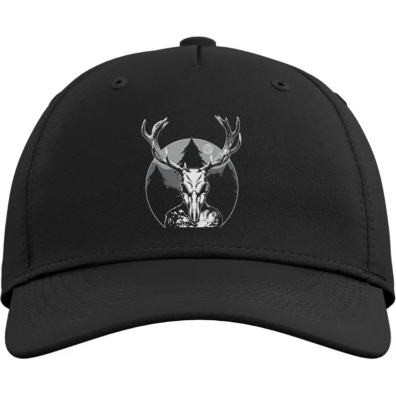 Folk Creature Moon Wendigo Forest Halloween Cryptid Adjustable Baseball Hat