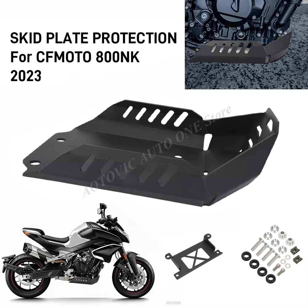 Couvercle de Protection de moteur de moto pour CFMOTO 800NK 800 NK 2023 800-NK, châssis sous la plaque antidérapante, protecteur de ventre