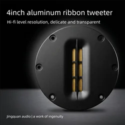 HIFIDIY LIVE hifi 4 inch Tweeter Speaker Unit 8 OHM 30W Treble Loudspeaker AL-100 Super belt type high loudspeaker