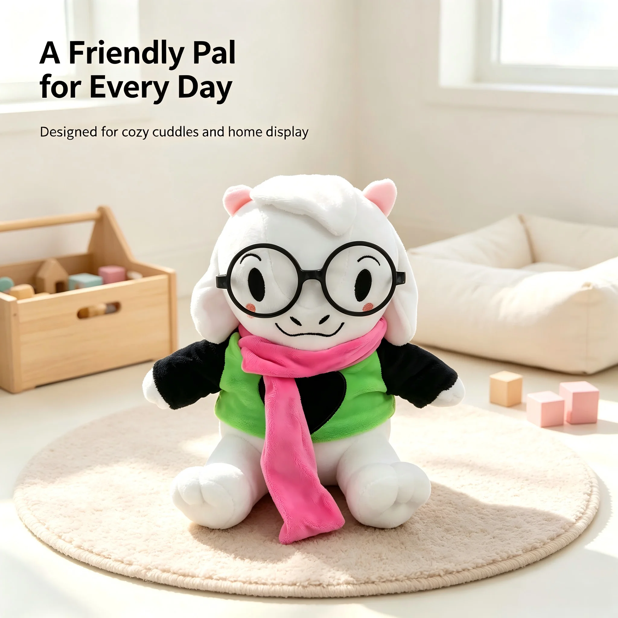 TreasuringU 2026 New Kawaii Ralsei Plush Toys Cute Goat Prince Stuffed Doll Changeable Clothes Birthday Gifts for Fans
