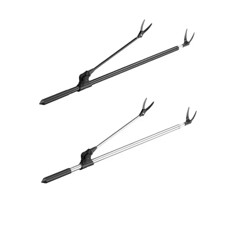 Adjustable Telescopic Fishing Rod Rack Dual Use Bracket Easy Carry Anti Rust Holder for Beach Fishing