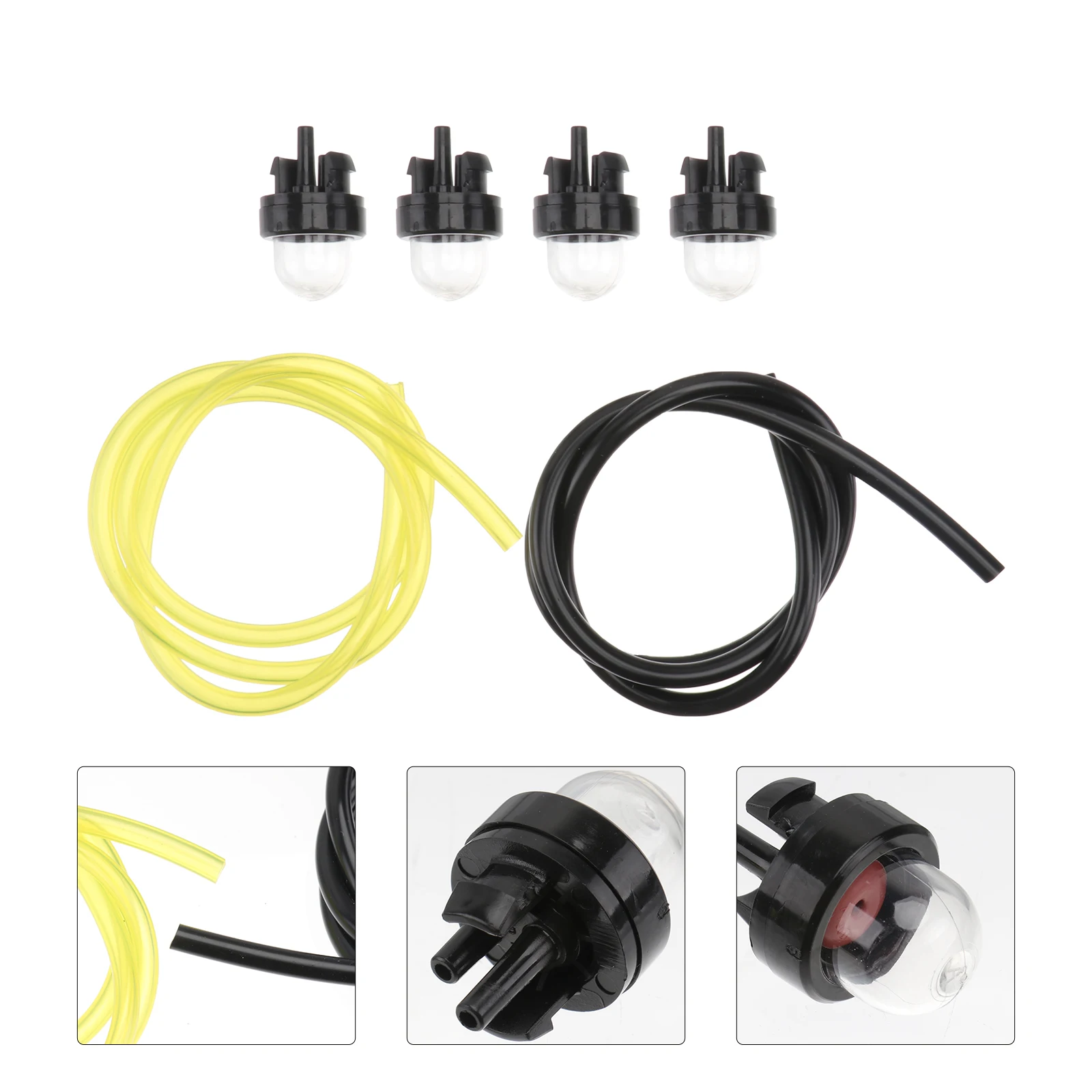 

s Line Primer Bulb Kit Universal Fit Small Engine for Chainsaws Trimmers Brush Cutters Lawn Mowers Garden Tools