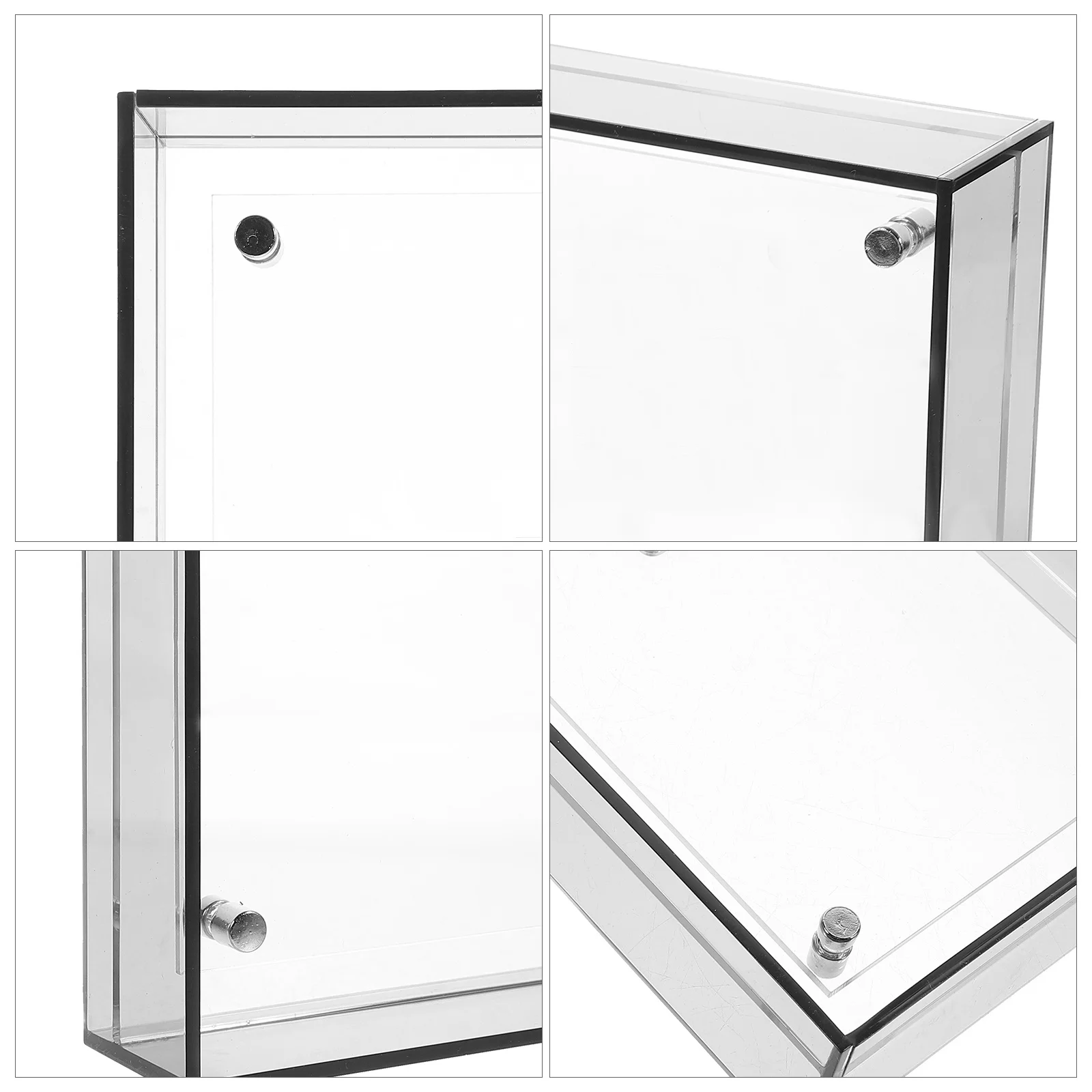 

Acrylic Photo Frame 8.5 Inch Clear Desktop Picture Frame For Certificate License Award Display Wall Mount Office Decor Holder