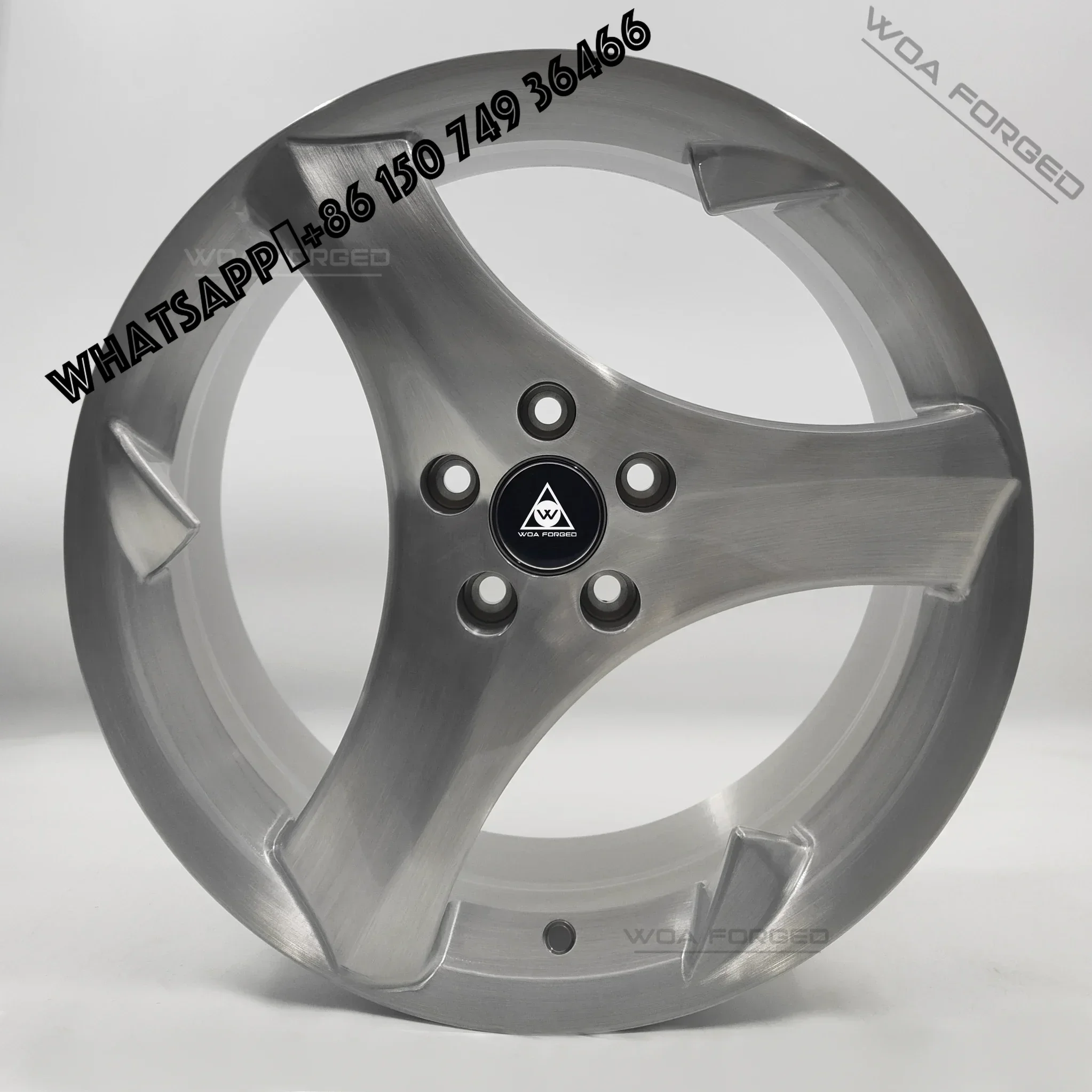 Llantas de coche de aleación forjadas deportivas personalizadas 6061-T6, estilo triangular de 3 radios para Jeep Bronco Mercedes Land Rover Porsche 911