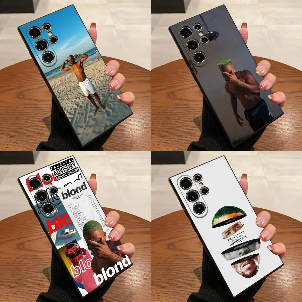 

F-Frank Ocean Blonde Phone Case For Samsung S25,S24,S21,S22,S23,S30,Ultra,S20,Plus,Fe,Lite,5G Black Cover