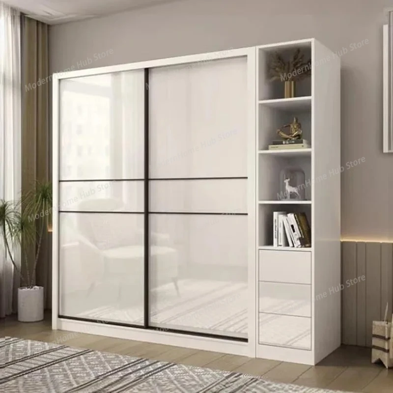 Organiser Sliding Doors Wardrobes Elegant Storage Luxury Storage Wardrobe Living Room Bedroom Guardarropa Bedroom Furniture