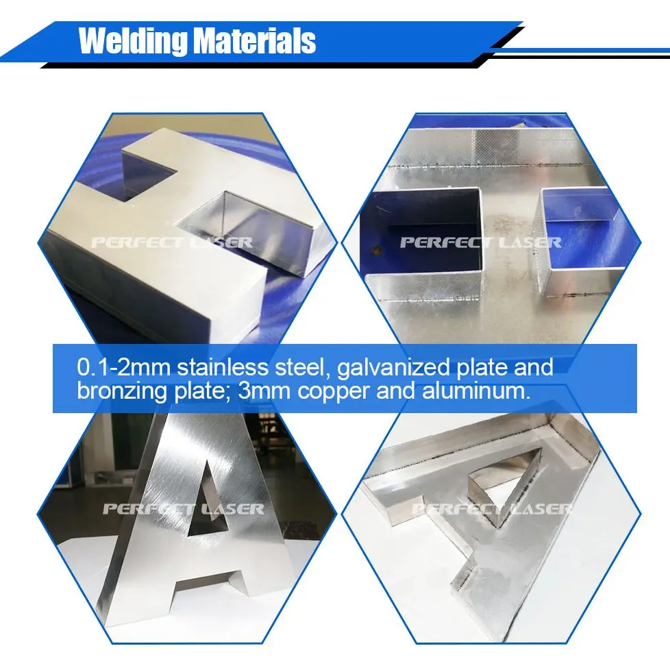 Handheld Fiber Laser Welding Machine Double Optical Path High Precision For Metal Boutique Word Advertising Word
