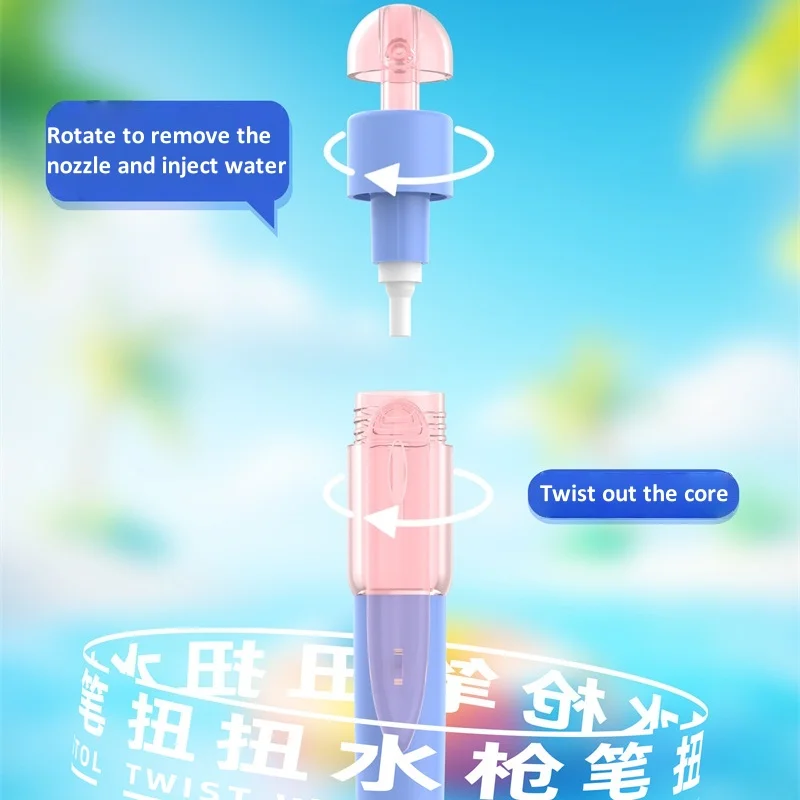 Гелевая ручка с черными чернилами, двойная функция, креативная гелевая ручка, ручка-распылитель воды, интерактивная для школьников, кампуса