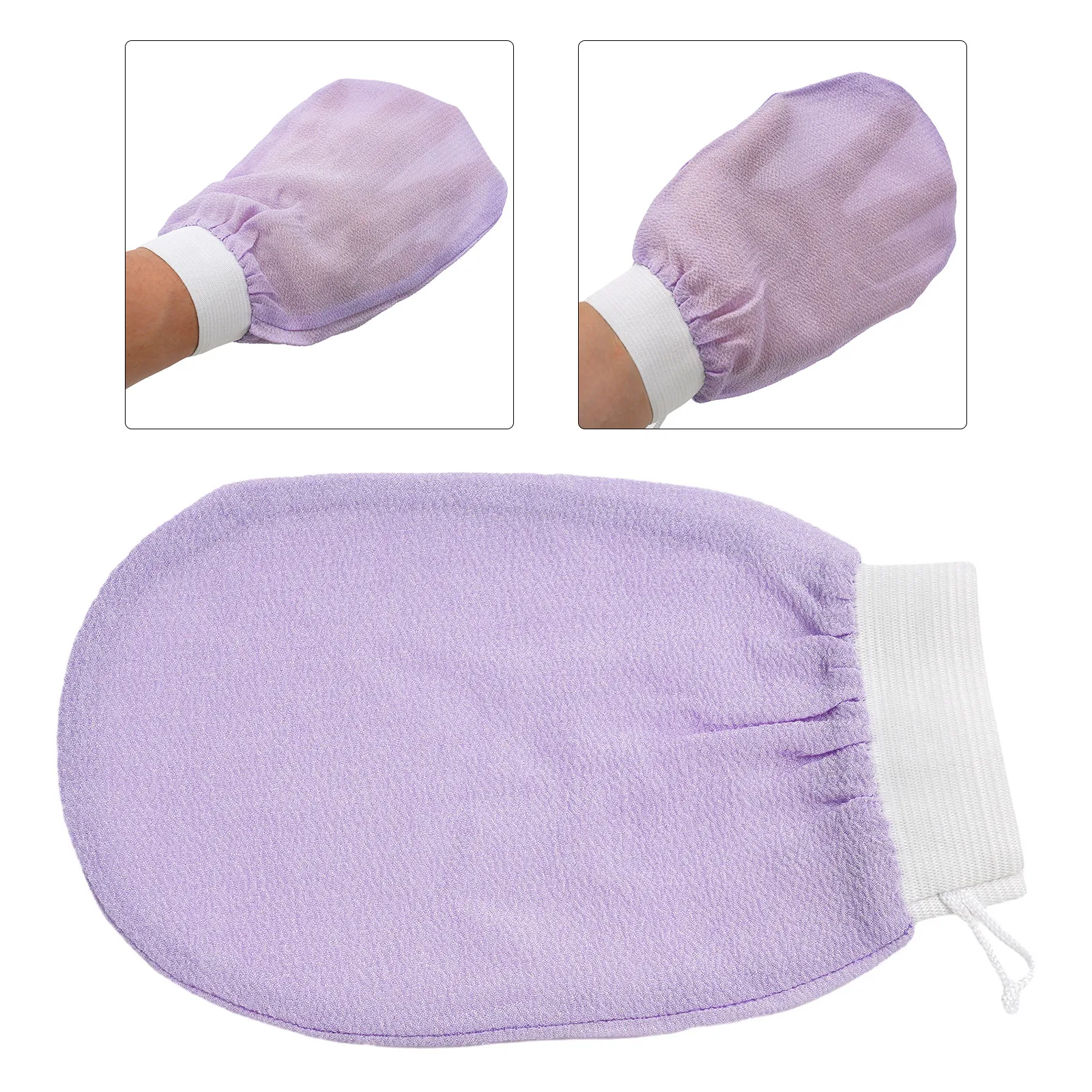 1/2 Pcs Shower Peeling Exfoliating Mitt Scrub Wisp Bath Glove For Body Moroccan Shower Hammam ​Hamam Exfoliating Glove Mitt