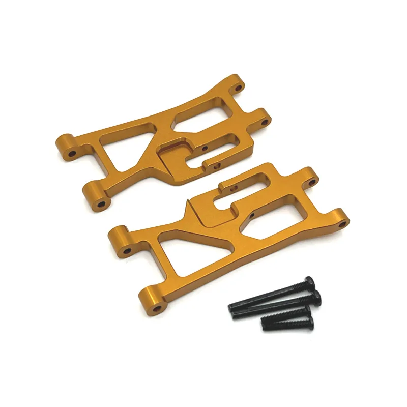 Piezas y accesorios de coche RC, brazo inferior trasero mejorado de Metal para piezas de modificación MJX1/14 14209 14210