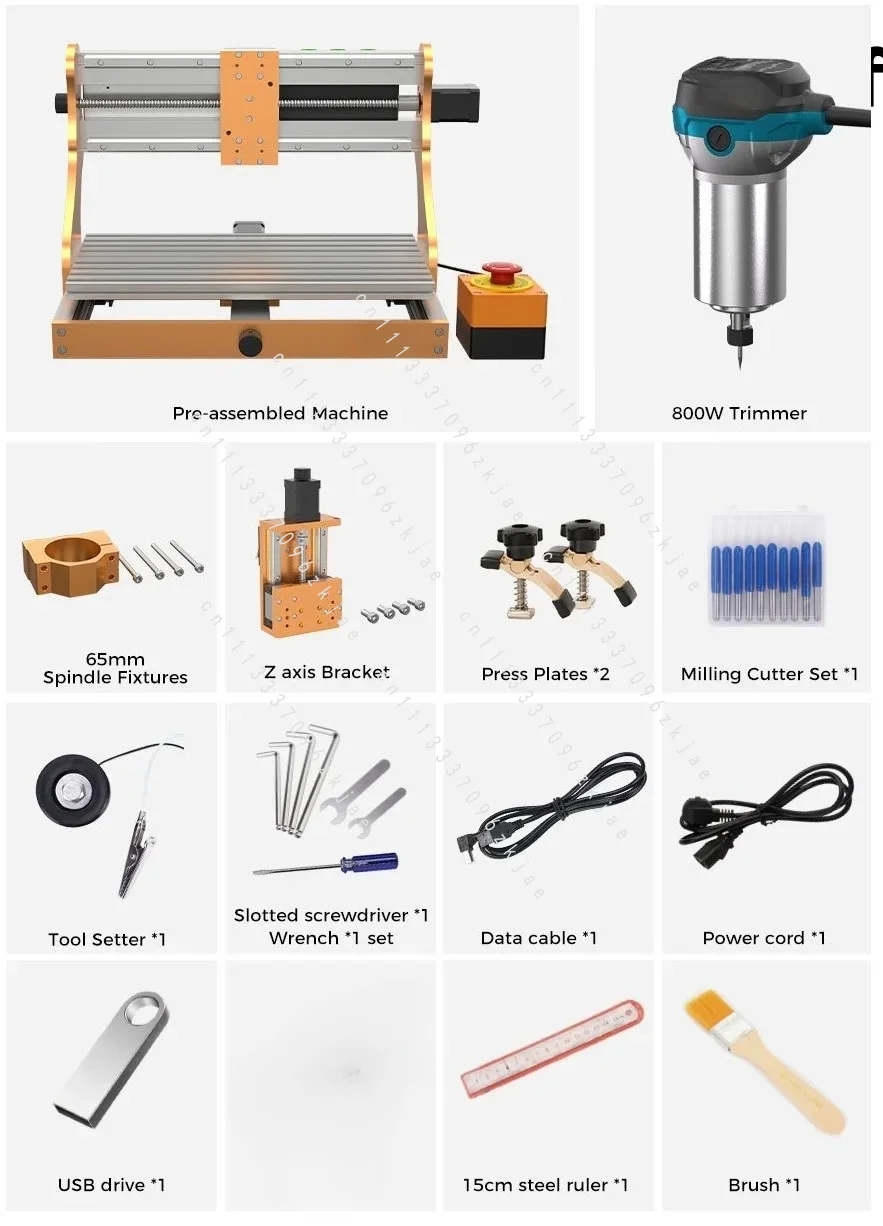 3020 Nova Desktop CNC Router 800W Spindle 3 Axis Engraving Machine for Wood Acrylic Aluminum Carving - view 6