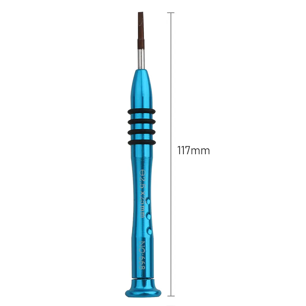 2.5mm Slotted Flat Screwdriver, Small Precision Magnetic Flathead Screwdriver for DIY Repair Hand Tool