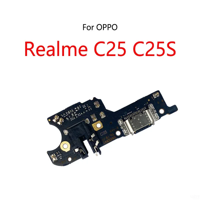 

10 PCS/Lot For OPPO Realme C25 C25S USB Charge Dock Port Socket Plug Connector Flex Cable Charging Board Module