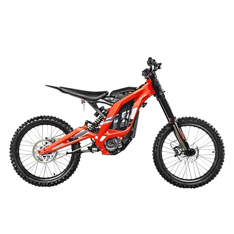 ST Off Road  Electric Dirt Bike 6000W60V Off-road Mountain Bicycle with Pedal Top Speed 70-80km/h