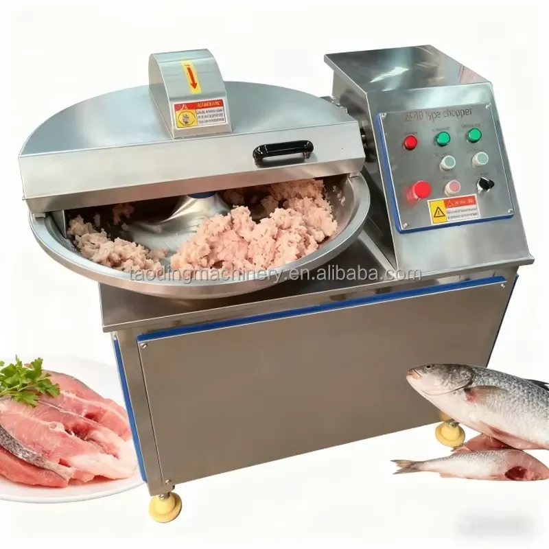 Industrial Vegetable Bowl Cutter Machine and Robust Meat Mincer Machine With Advanced Beef Fish Sausage Meat Chopper