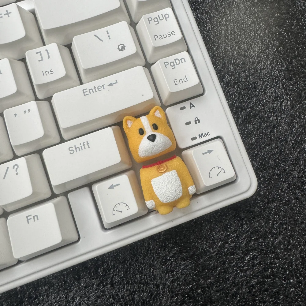 Original Party Animals NEMO Resin Keycap Custom Anime Keyboard Cap Kawai Handmade Corgi Artisan Key Caps for Mechanical Keyboard