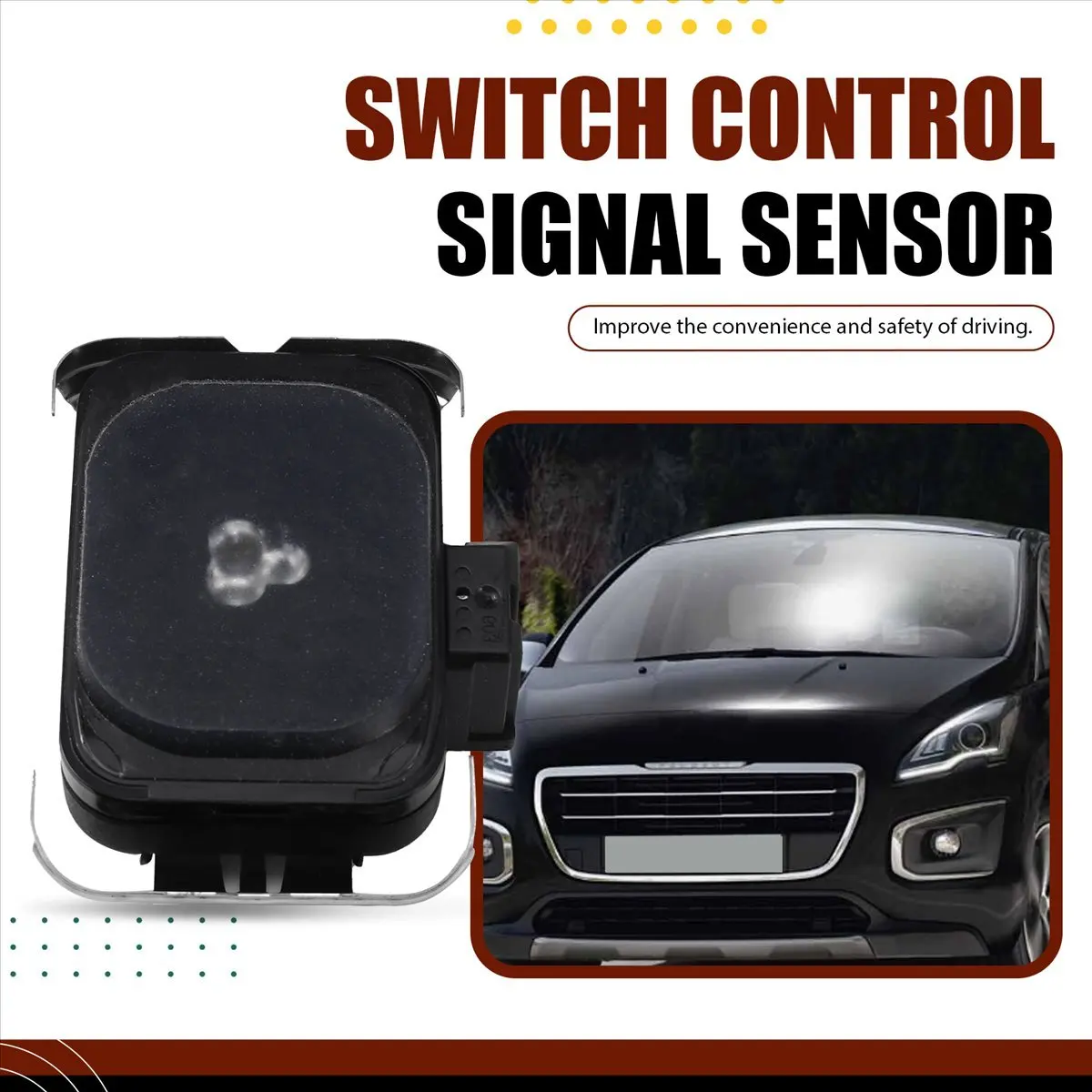 #13V 6405QQ 9660059280 Rain Sensor for Peugeot 3008 Citroen,9660059280,(plastic)