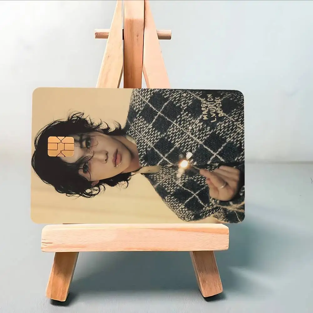 1 قطعة المغني الرائع F-felix Diy بها بنفسك بطاقة الخصم الائتمان ملصق الطرف ملصق الديكور مقاوم للماء رقاقة صغيرة بطاقة الجلد ملصق