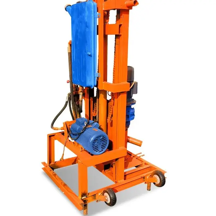 Customized Mini Household Water Well Drilling Rig 100m Small  Shallow Well Special Drilling Equipment