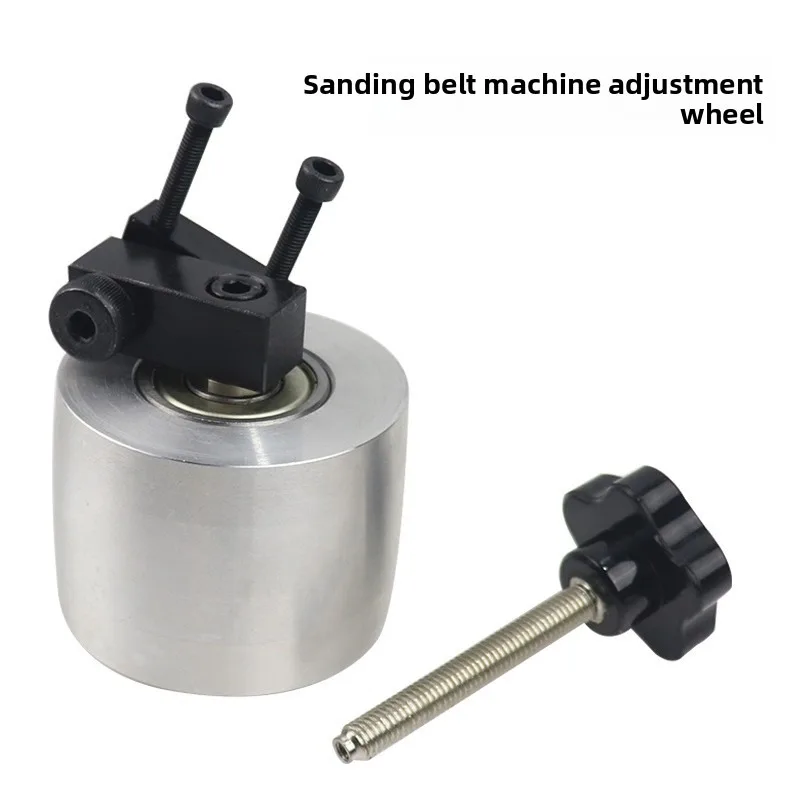

Sander Belt Adjustment Wheel Aluminum Drive Smooth Idler Wheel Dia 68mm Width 50mm for Woodworking Machinery