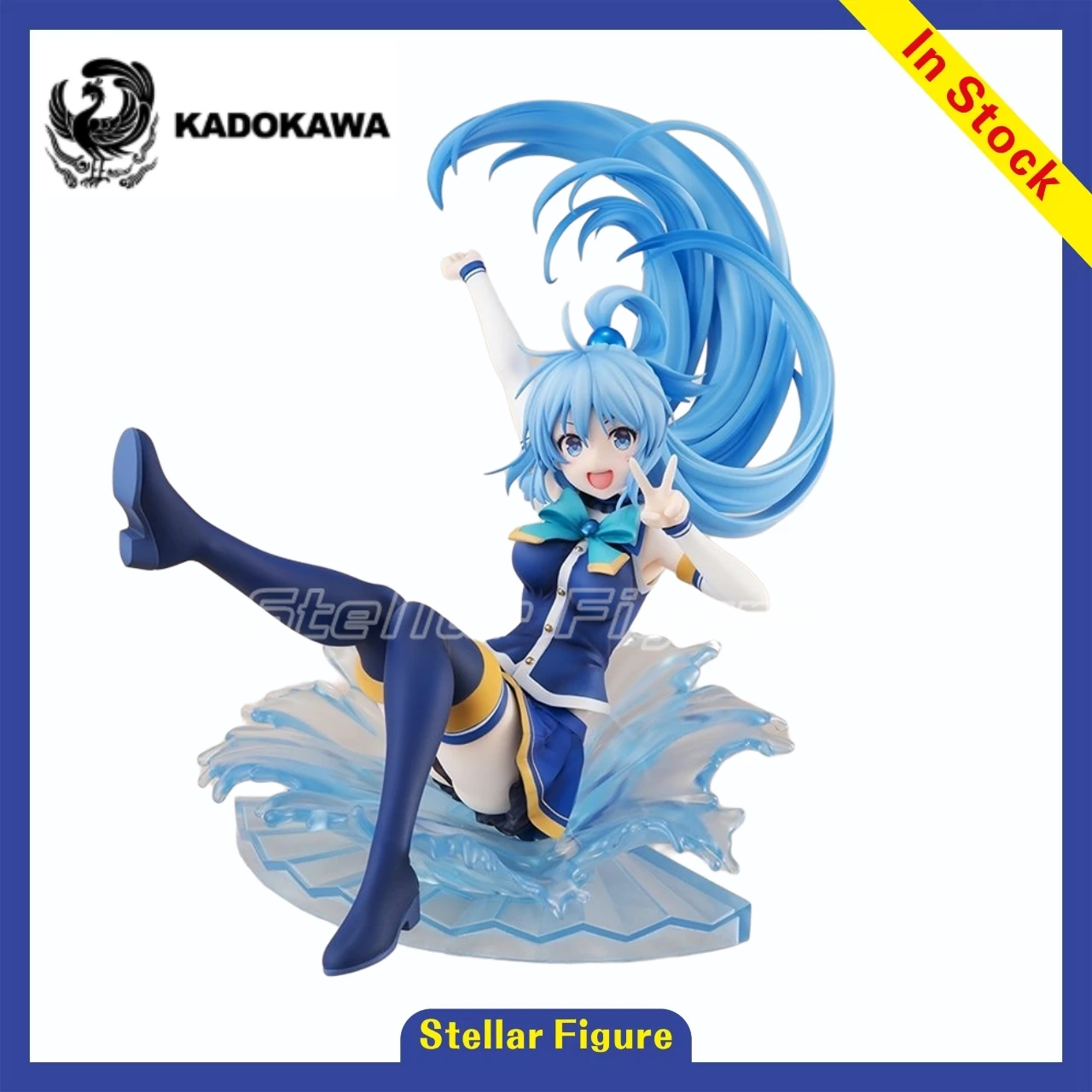 【SF】Em estoque original KADOKAWA KDcolle Bênçãos para um mundo bonito Aqua Figuras em escala 1/7 Modelo Coleção Animação