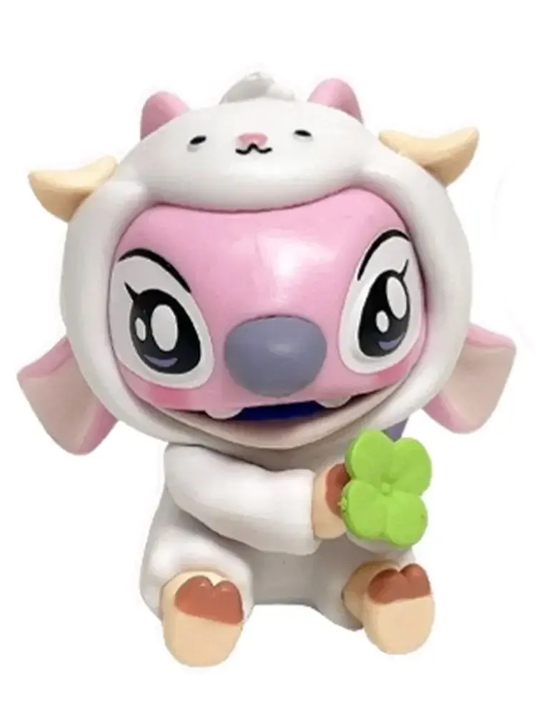 Boîte aveugle de série de fête d'animaux Stitch, boîte mystère, décor de figurine d'action, ornement, sac Surprise, cadeaux d'anniversaire