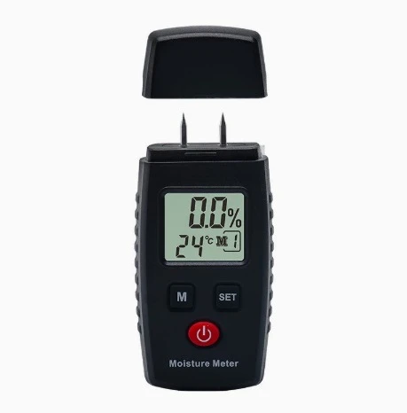 Digital Moisture Meter High Precision Hygrometer for Wood Paper Carton Building Materials Testing Tool with LCD Display WT660