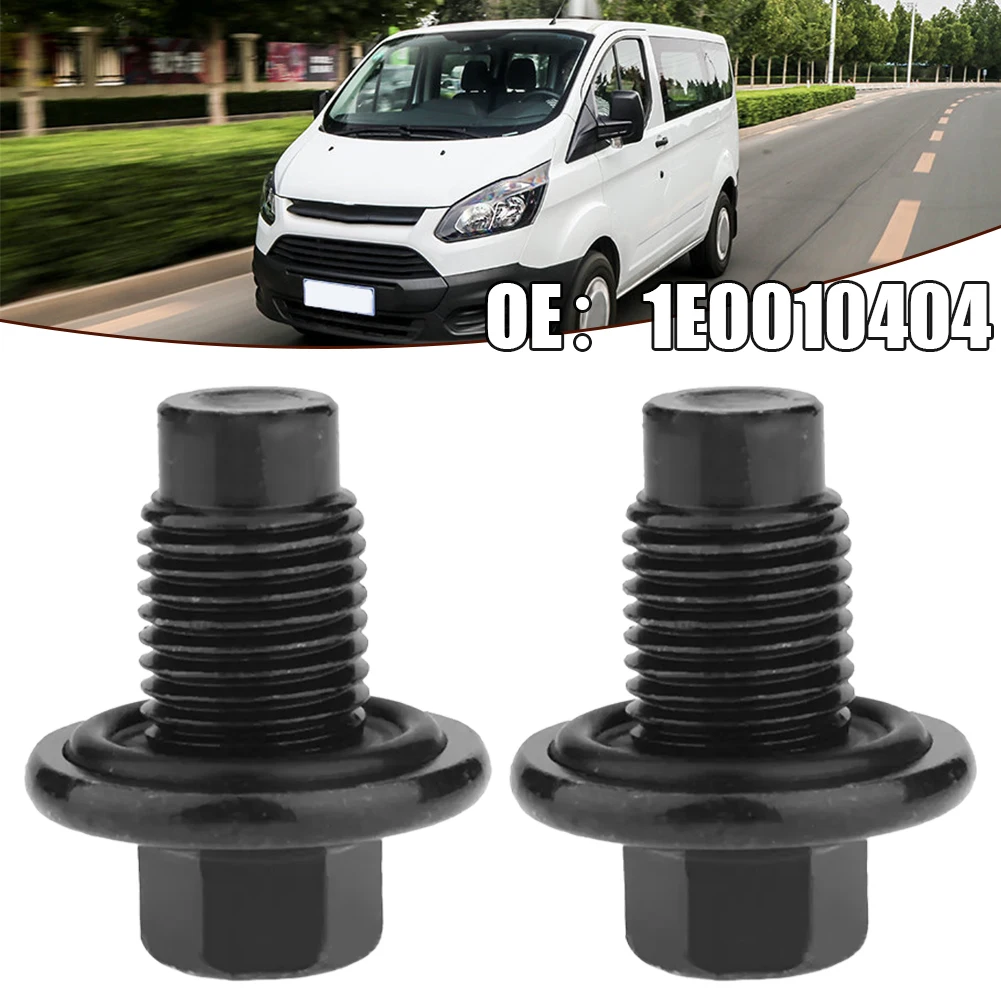 Car Oil Drain Oil Pan Screws 97JM6730BA Black Non-deformatio Quick To Install Wear-resistant Car Oil Drain Oil
