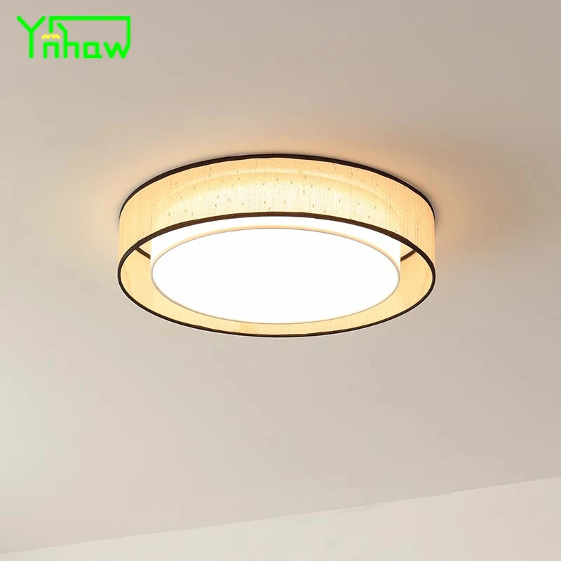 

High-End Chinese Traditional Japanese Wabi-Sabi Nordic Ceiling Light for Bedroom Living Room Study Room Lighting Fixture