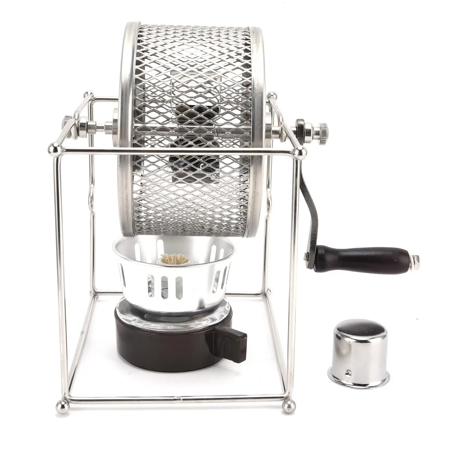 

Small Heat Resistant Temperature Control Desktop Coffee Roaster Stainless Steel Home Coffee Bean Roasting Machine