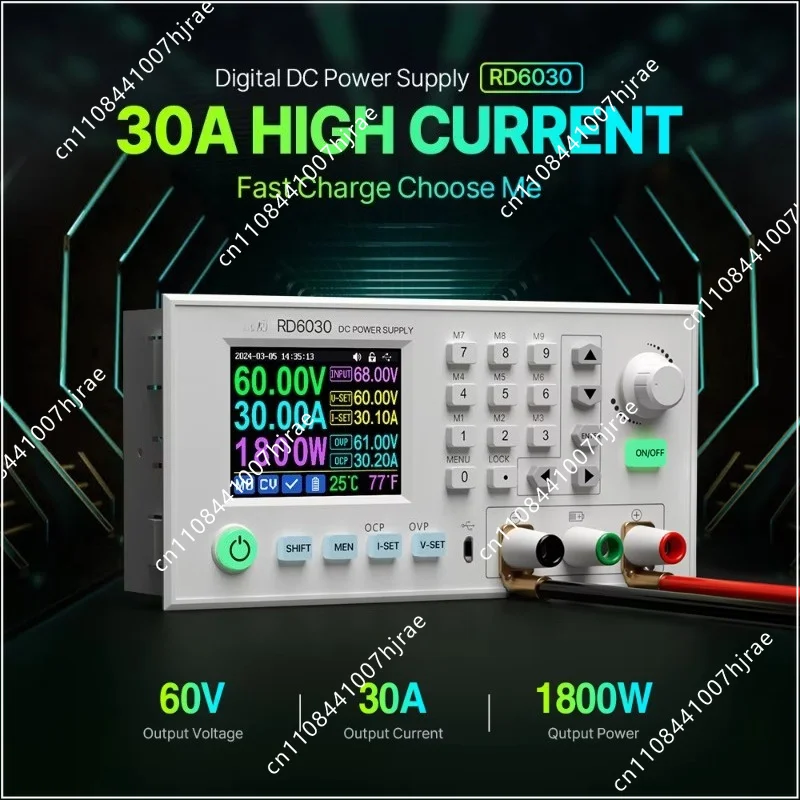 DR6030W 60V 30A Adjustable Bench Power 1500W PSU S800 Housing Stabilizer For Model Battery Charge Electronic Test