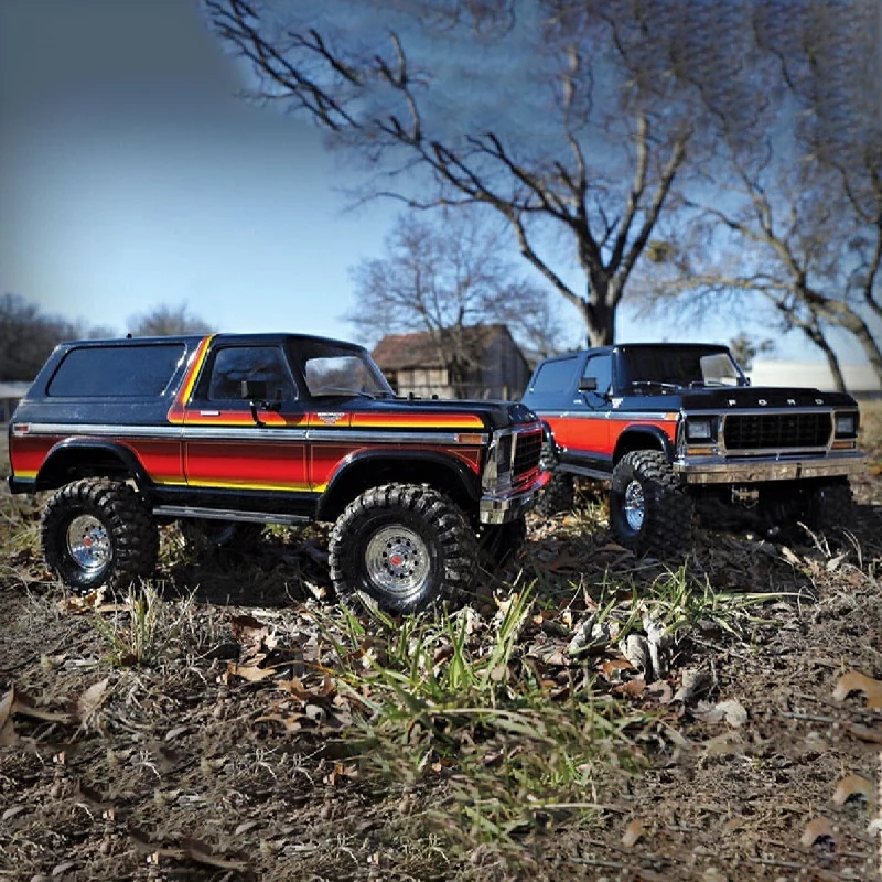 Traxxas 1/10 Ford Bronco Ranger XLT 4WD RC elektryczny pojazd terenowy do wspinaczki TRX-4 82046-4 zdalnie sterowany model samochodu zabawka dla