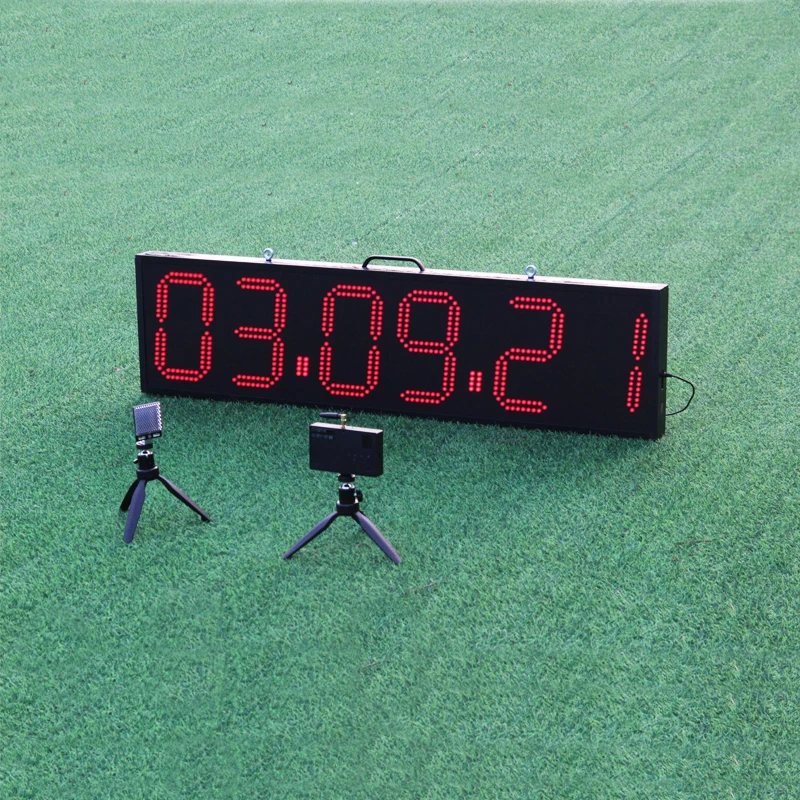 

CHEETIE CP99 Professional Digital Electronic Speed Gate Measuring System Wireless Mini Radar Sensor Display Stopwatches