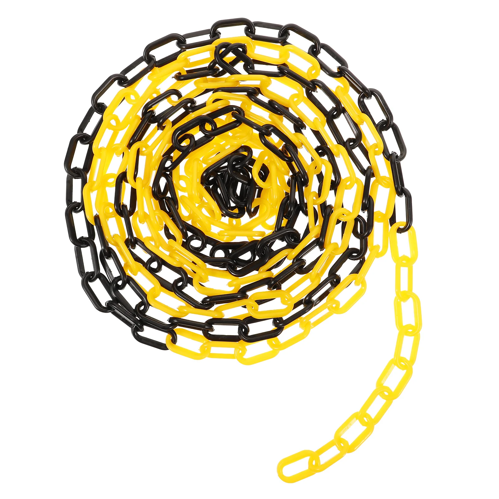 5m Adjustable Safety Chain Links Plastic Barrier for Traffic and Crowd Control Plastic Chains Crowd Control Chain