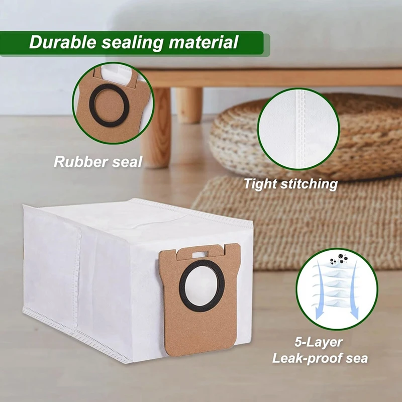 ABAE-para Dreame L10s Ultra / L10 Ultra Robot aspirador Cepillo Lateral principal filtros Hepa paño de mopa bolsas de polvo Accesorios
