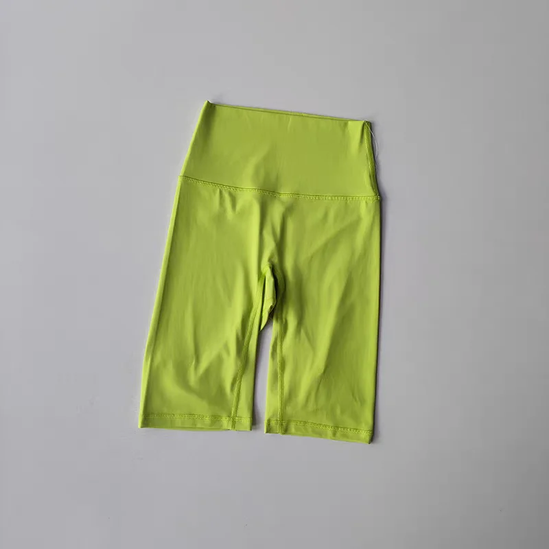 Damen High-Waist Enge Radhose mit „Naked Feeling“-Gefühl, Atmungsaktive Yoga-Sportshorts, Sommer-Laufshorts, Hochwertige Fitness-Shorts – Detail 14