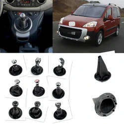 Perilla de cambio de marchas de 5 velocidades, accesorio para Peugeot Partner 2008, 2009, 2010, 2011, 2012, 2013, 2014, 2015, 2016, 2017, 2018