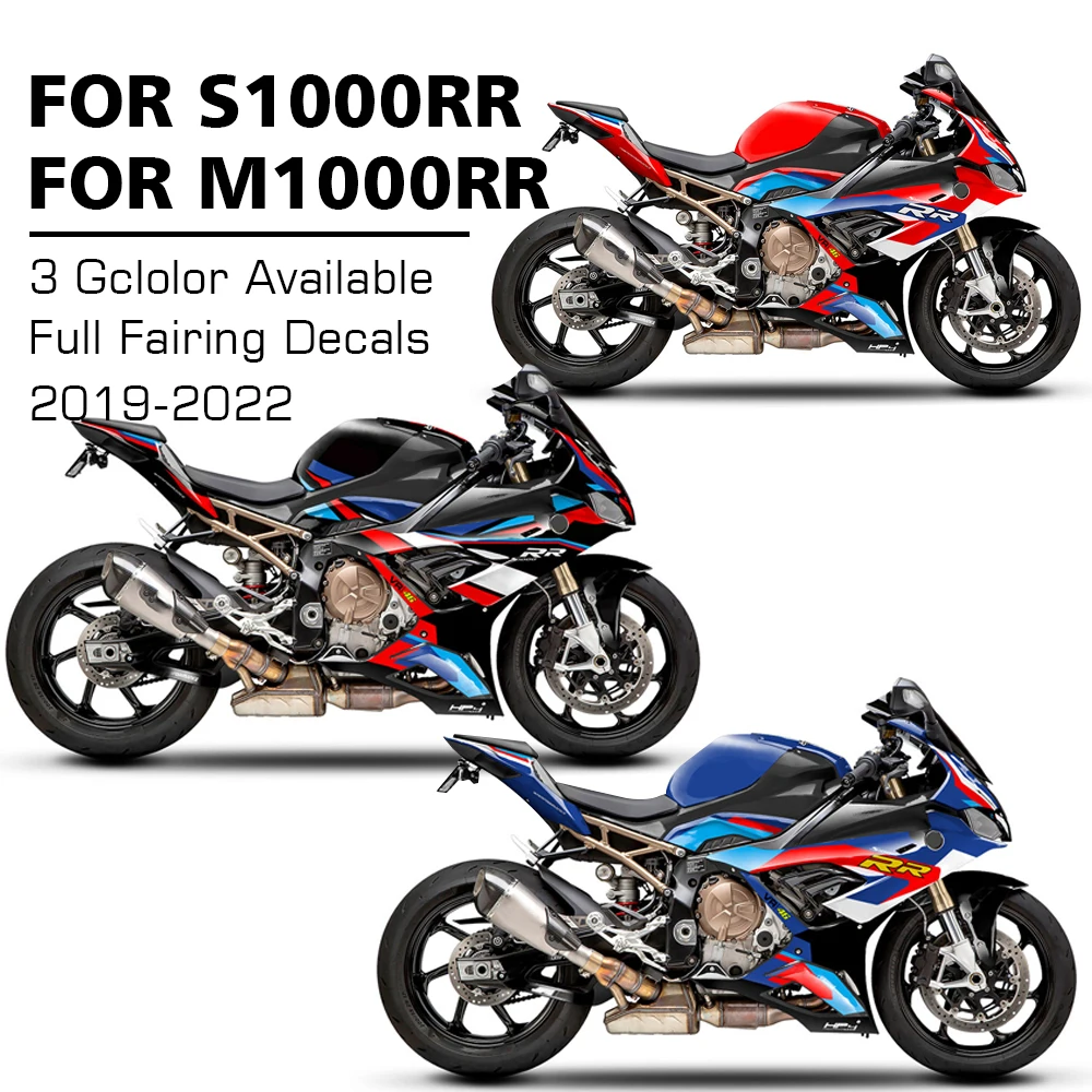 

Motorcycle Fairing Full Car Shell Protection Sticker For BMW S1000RR M1000 RR 2019-2022 Beautiful Accessories Shell Decal