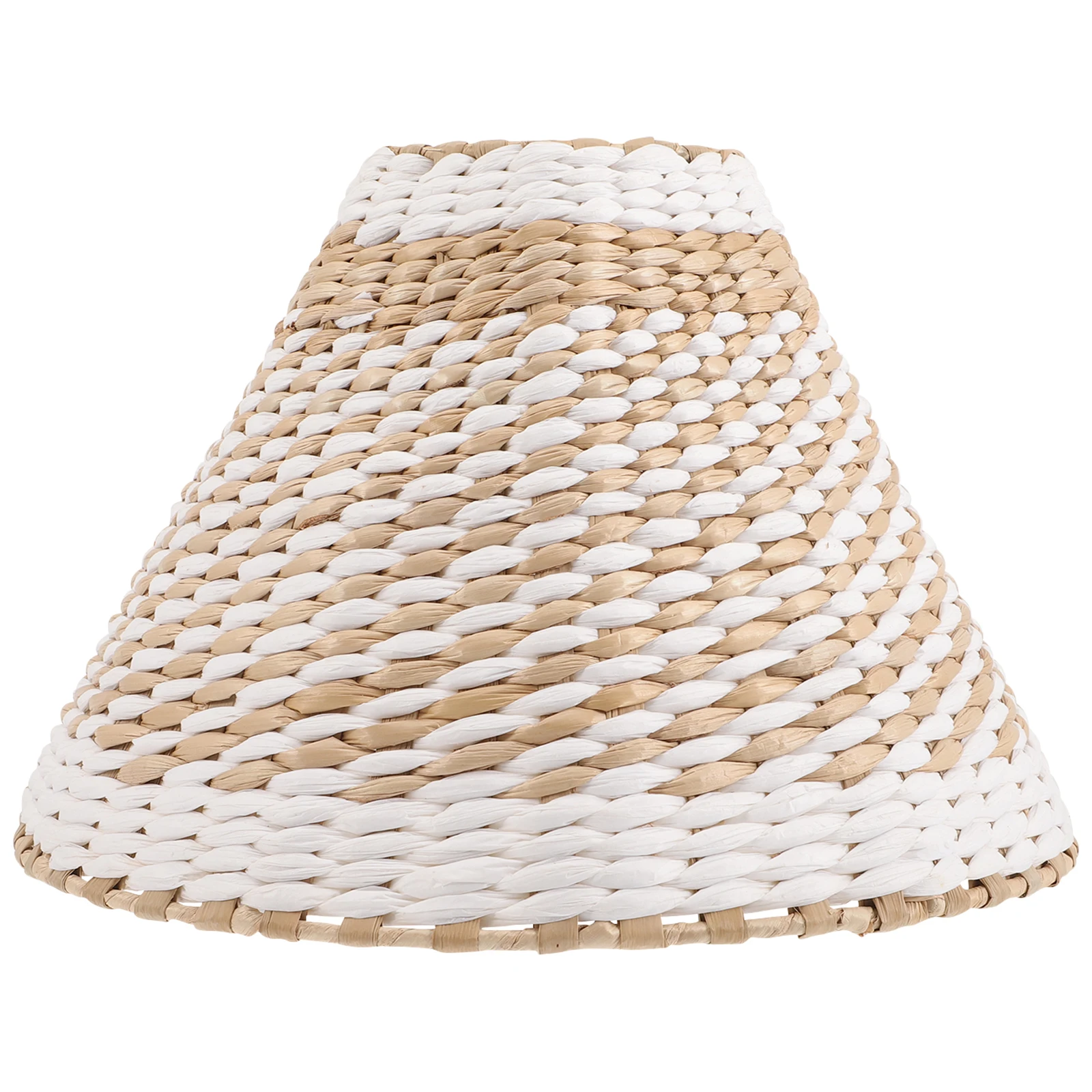 

Paper Braided Lampshades E27E14 Table Floor Cover Weaving Shades Decor Sturdy Dustproof Lighting Accessories