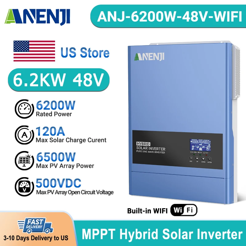 Anenji 6.2KW 48V 22…
