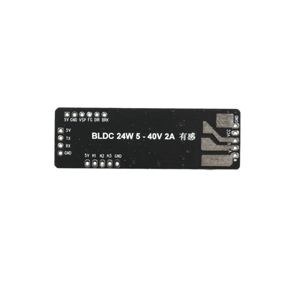 BLDC Motor Driver 24W 5V-40V 2A Brushless Motor Control Module PWM Three-phase Forward and Revese Motor Control Board with Hall