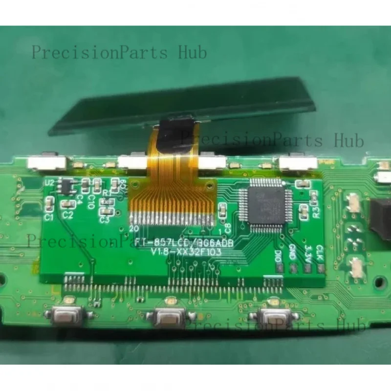 Yqwsyxl For YAESU FT-857 FT-857D New OEM LCD Screen Display Replacement Part 'Zebra Stripes' Issue