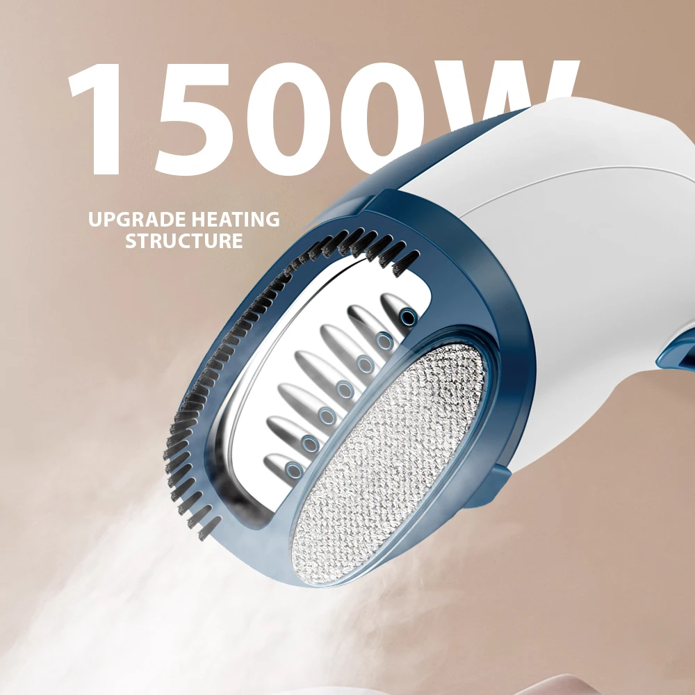 SOKANY1 Portable Handheld Steam Iron, 1700W Non-stick Soleplate Garment Steamer for All Fabric Types, Dry and Wet Use