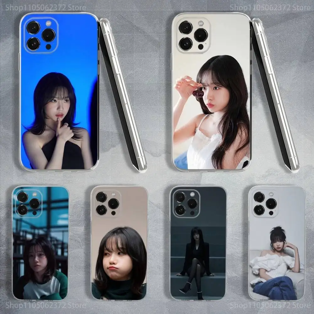 

Singer J-JO Y-YURI Korean Phone Case For iPhone 16,15,14,13,12,11 Pro,Max,Plus,X,XS,XR,SE,Mini Transparent Soft Cover