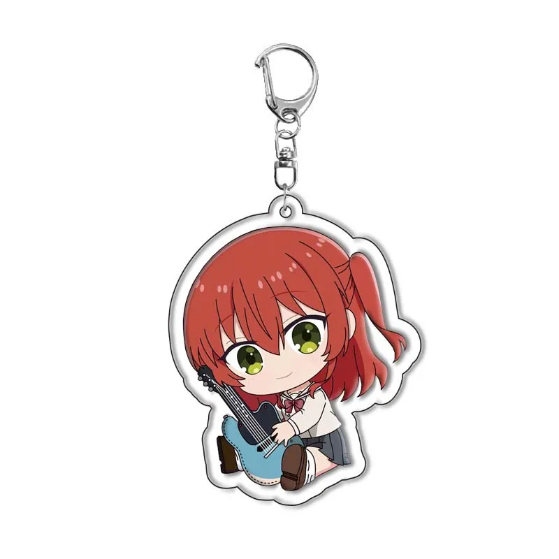 كاواي لطيف بوتشي الصخور! سلسلة مفاتيح مصنوعة من الأكريليك إكسسوارات أنيمي Gotoh Hitori Ijichi Nijika Yamada Ryo ظهره قلادة حلقة رئيسية #5