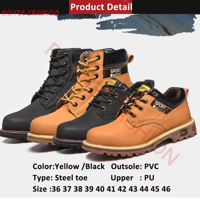 2023 New in Winter Boots Puncture Proof Safety Shoes Safety Boots Men Steel toe Work Shoes For Men Boots Footwear