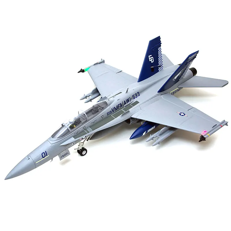 FMS RC Airplane Plane 80mm F18 F-18 Super Hornet Ducted Fan EDF Jet 6S 6CH With Flaps PNP Model Hobby Aircraft Avion Boy Gift