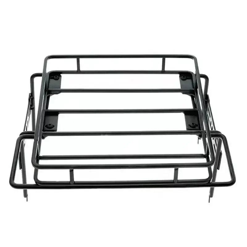 Metal Roof Rack Roll Cage Luggage Carrier Tray for 1/10 RC Crawler Car Axial SCX10 SCX10 II 90046 SCX10 III Upgrade Part