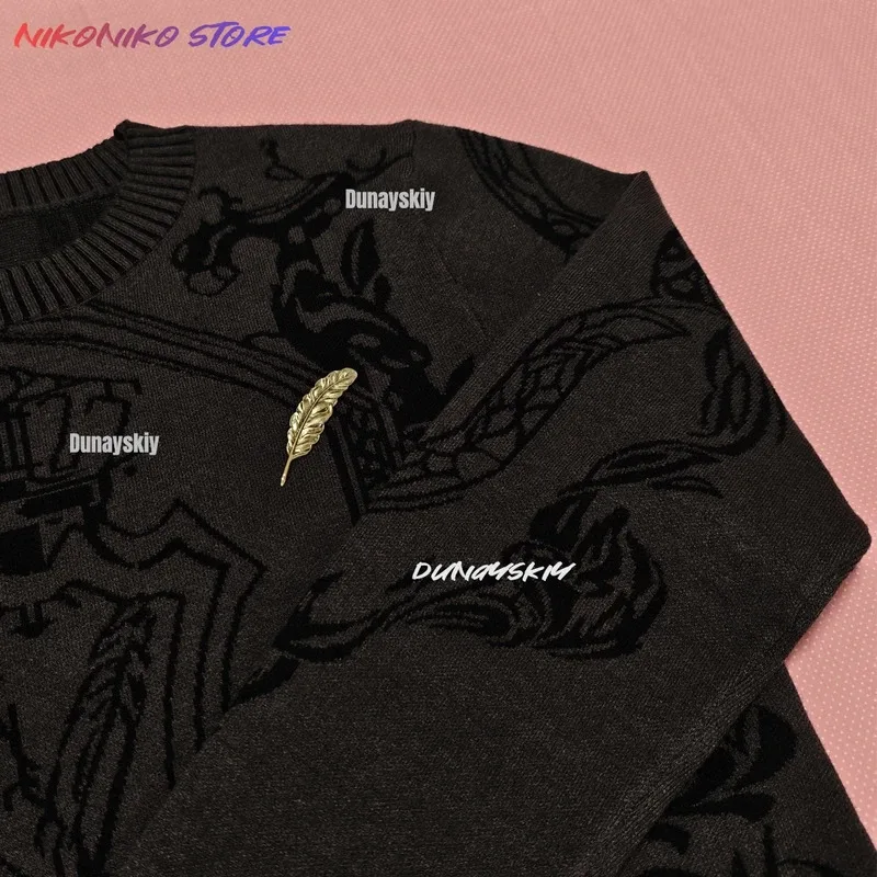 

DY20Game Love And Deepspace Sylus Косплей Костюм Черная Фигурка Свитер Мужская Мужская Одежда Костюмы на Хэллоуин Для Мужчин Стоимость Взрослых