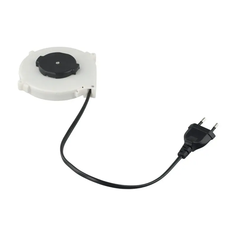 CHCH 5X Auto Retractable Power Reel Cable 102X18.5Mm 220V Camping Wire Power Reel Cables Sleeve For Global EU Plug